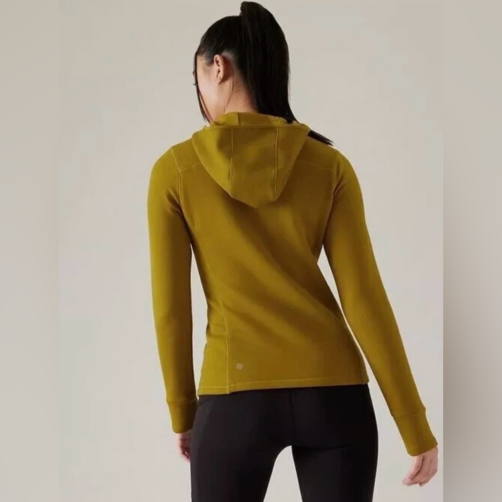Athleta Altitude Polartec Palo Verde Hoodie Sweatshirt Jacket Small Petite NWT